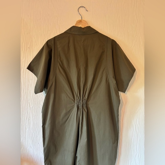 Rachel Comey Green Poplin Barrie Zip Up Boiler Suit Jumpsuit Cotton Oversized - Picture 7 of 17